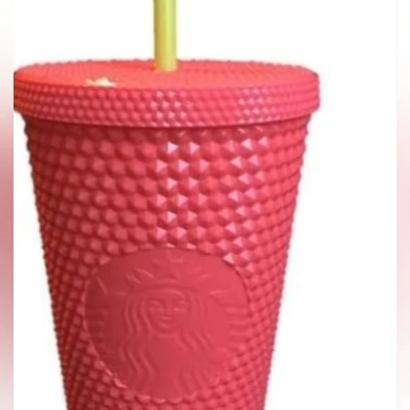 Starbucks Dragonfruit Studded Tumbler Summer 2022 Grande 16 oz - Picture 2 of 5